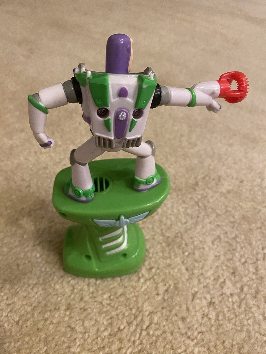 Disney/Pixar Buzz Lightyear Toy Story Bubble Wand Blower-Works