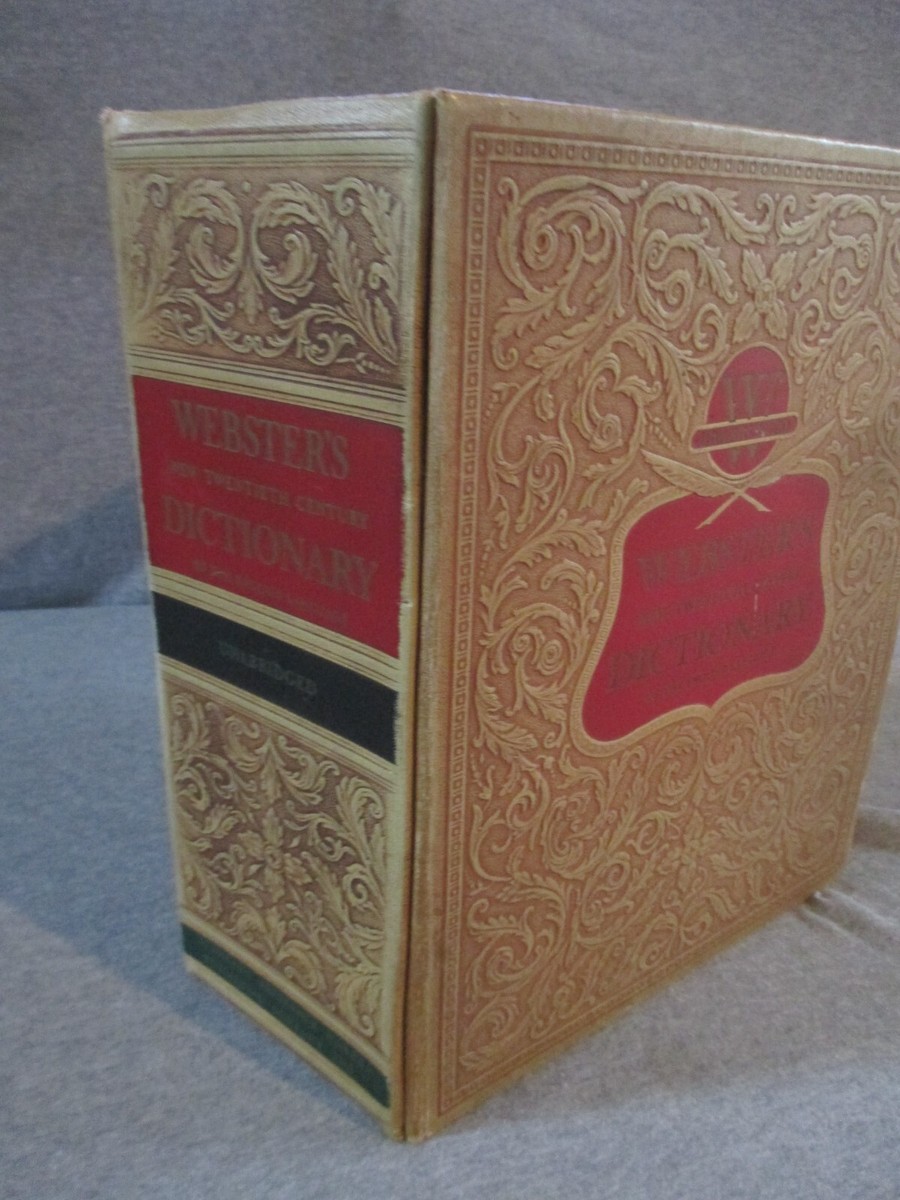 復刻版・大辭典 平凡社 Vintage 1956 Webster's New Twentieth Century Unabridged