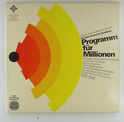 2x 12'' LP Various 50 Jahre Deutscher Rundfunk Programm Für Millionen AA1017s8