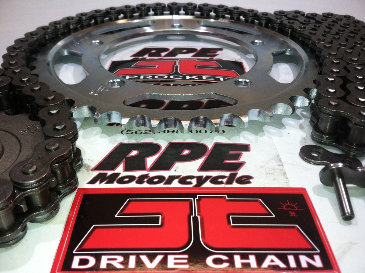 6枚セット 1995-1997 ZX6R ZX-6R NINJA JT X-Ring 525 OEM CHAIN AND SPROCKETS