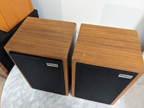 Rogers LS3/5A BBC Speakers, 15-Ohm Early Silver-Badge, Pair, Video - Picture 18 of 24