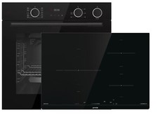 Böhme Einbauherdset mit Gorenje Induktionskochfeld 70 cm - autark - rahmenlos