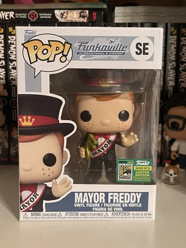 Funko Pop! Funkoville Mayor Freddy LE3000 Official SDCC Exclusive Sticker 2024