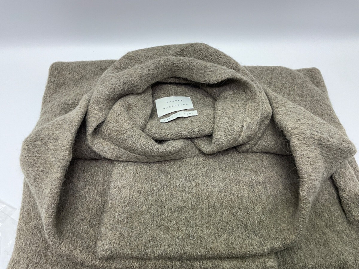 Lauren Manoogian Long Shawl Alpaca Wool Cardigan in Lauren Manoogian Long Shawl Alpaca Wool Cardigan in