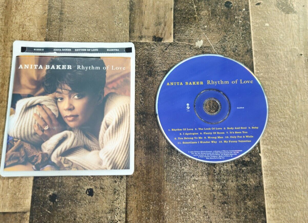 Rhythm of Love - Audio CD By ANITA BAKER  CD Disc and Booklet Only!