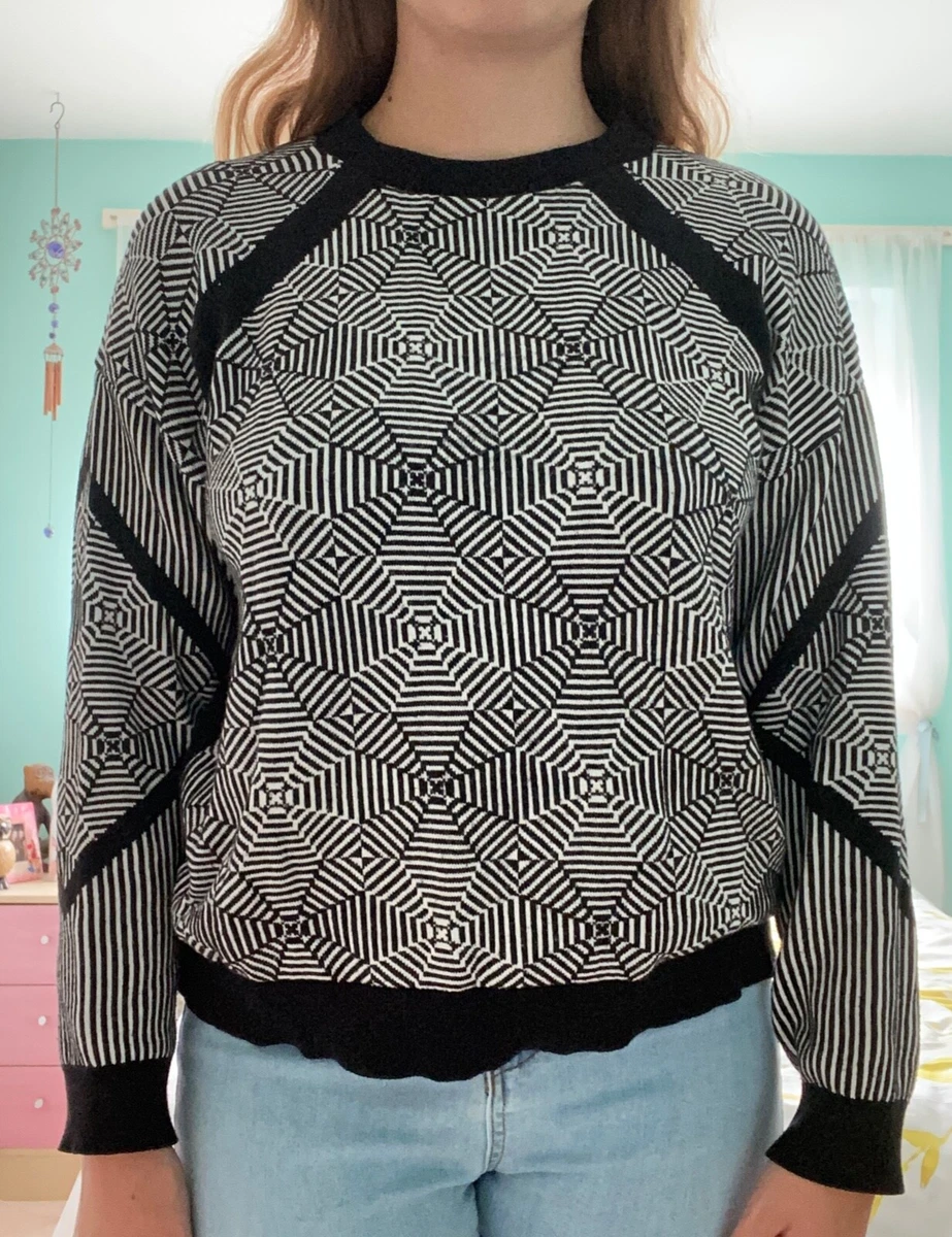 River island black shop and white jumper