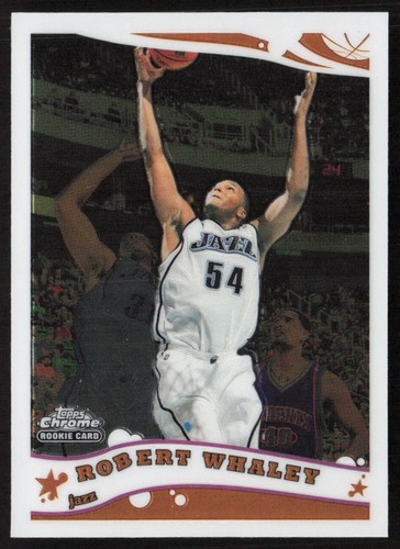 2005-06 Topps Chrome Robert Whaley #173 RC Utah Jazz Rookie - 第 1/2 張圖片