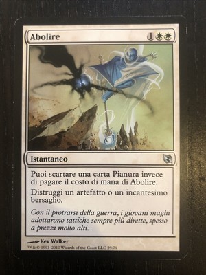 Abolish Mtg Ita 1x Condizioni Come Da Foto