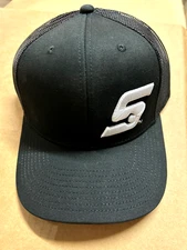 NEW Snap On Tools Hat Baseball Cap Black w/White "S" Embroidered Logo Snapback