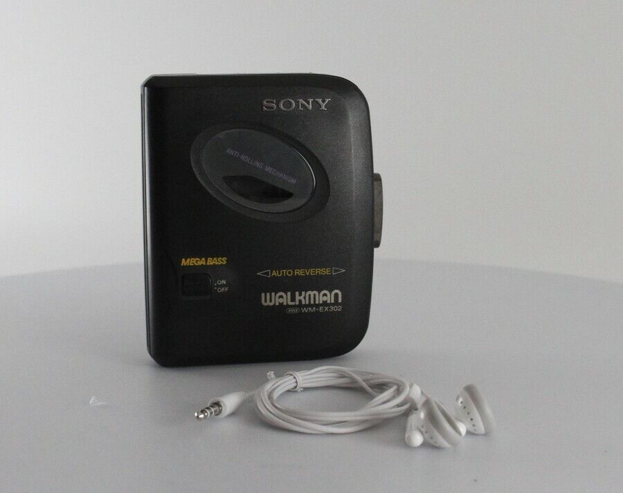 Sony Walkman Portable Stereo Cassette Player - Black (WM Sony Walkman Portable Stereo Cassette Player - Black (WM