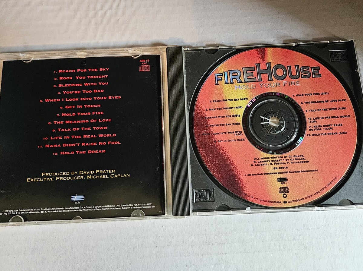 Firehouse CD Hold Your Fire | eBay