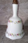 Vintage Otagiri Japan Rose Bouquet Floral Bell Gold Tip  — photo 3
