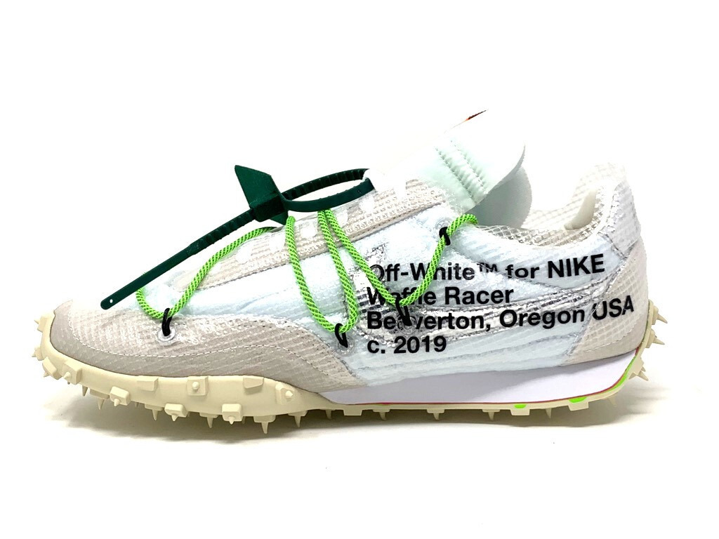 off white waffle racer size 9