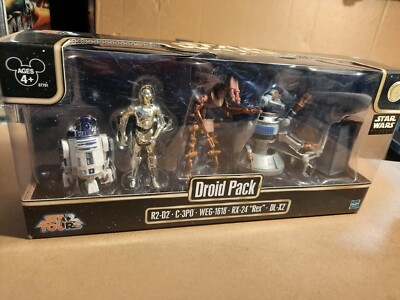 STAR WARS STAR TOURS USA DISNEY EXCLUSIVE SUPER RARE DROID PACK SET. MIMSB