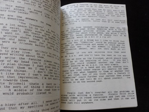 Cymbaline Música #6 Vintage 1980'S Fanzine Lanzamiento Muses Sarah Discos Era - Imagen 4 de 6