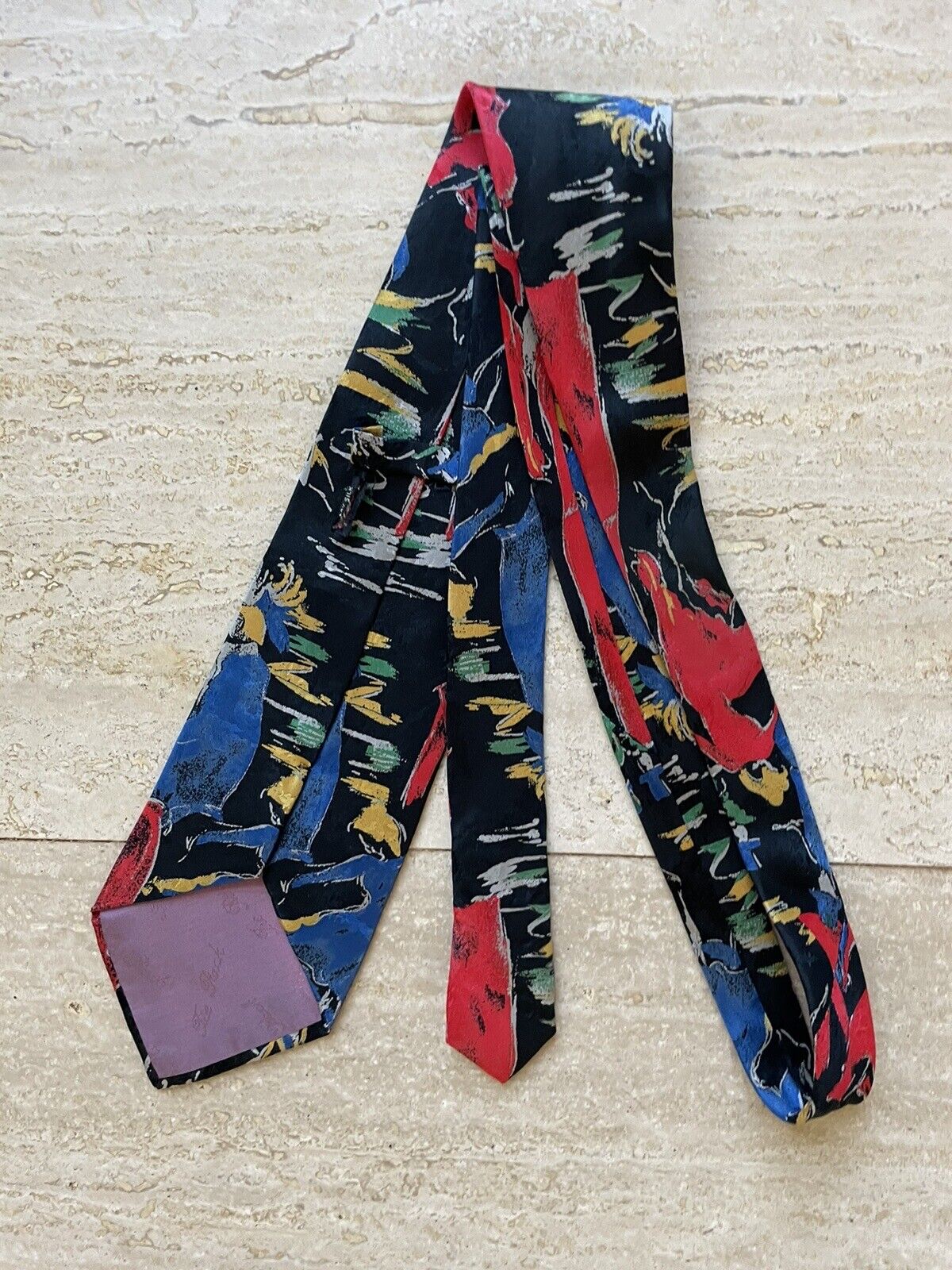 Vintage The Tie Rack Men’s 100% Silk Tie Made In … - image 3