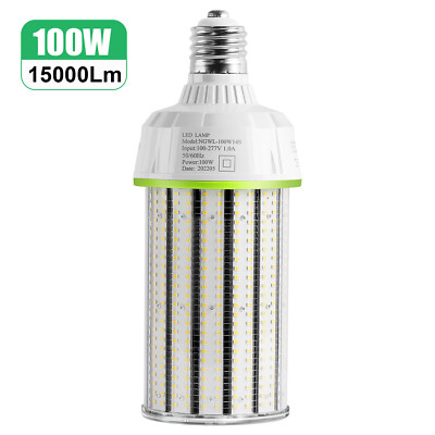 100W E39 Mogul Base LED Corn Cob Light Bulb 400W MH/HPS Replace Garage Area Lamp