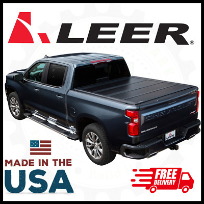 Leer Hard Quad-Folding Tonneau Cover | For 09-19 Ram 1500 | 5ft 7in Beds
