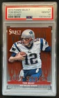 2013 Select Tom Brady Hot Stars Red #3 Patriots PSA 10