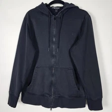 Adidas Y-3 Yohji Yamamoto Collab Mens XL Long Sleeve Full Zip Black Hoodie