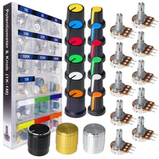 EEEEE 84pcs WH148 Potentiometer Kit 1K 2K 5K 10K 20K 50K 100K 250K 500K 1M K ...