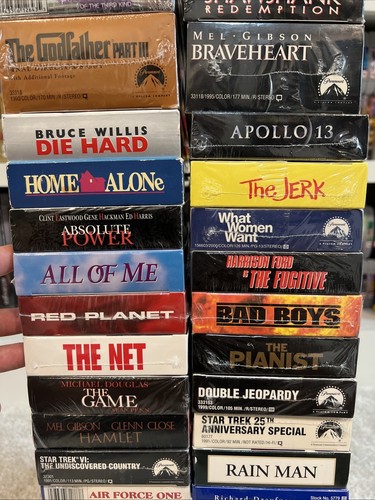 Lot of 43 Brand NEW Factory Sealed VHS Tapes Movies + BONUS TAPES! PLEASE READ! - Picture 8 of 24