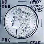 1890 S BU GEM MORGAN SILVER DOLLAR UNC MS+++ U.S. MINT RARE COIN 7785