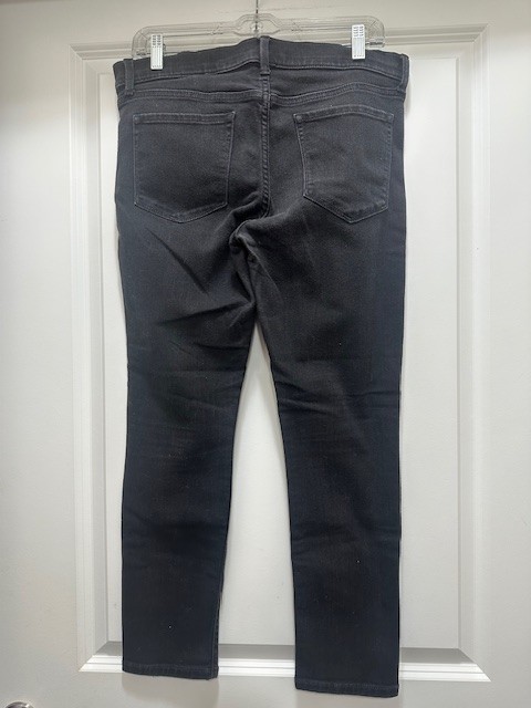 BANANA REPUBLIC PREMIUM BLACK DENIM 26 INSEAM 9 RISE 30P SKINNY ANKLE ...