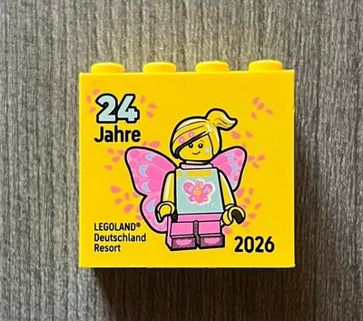 LEGOLAND/ LEGO '' 24. Geburtstag 2026 '' SAMMELSTEIN   SONDERSTEIN 2x4x3