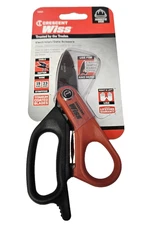Wiss C5WT 6" Electrician Data Scissors Shears Titanium Coated  SS Wire Strippers