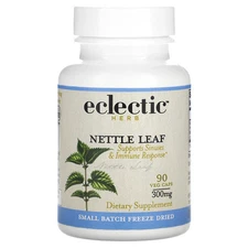 Eclectic Institute Nettle 300 mg 90 Veggie Caps Dairy-Free, Grain-Free, Kosher,