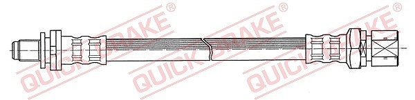 Quick Brake Bremsschlauch Hinterachse, Links, Rechts U.A. FüR Opel, Saab-image