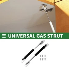 2set 4lb/20N/2kg 7inch/180mm Lift Support Struts Black for Kitchen Cabinet Door