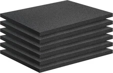 Polyethylene Foam Pads for Packing Sheets Black 16in*12in*0.4in, 