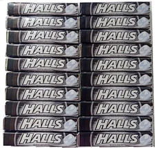 Halls Black Extra Strong Menthol Flavored Candy - 20 Pack