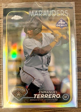 Enmanuel Terrero 2024 Topps Chrome Pro Debut Rookie Refractor - Pirates