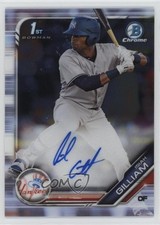 2019 Bowman Chrome Prospects Auto Isiah Gilliam #CPA-IG Auto 0l44