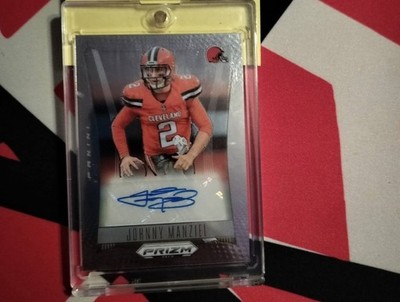 2024 Panini Prizm Deca Johnny Manziel Auto #S-JML Cleveland Browns