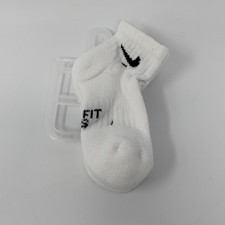 Nike Dri-FIT White Ankle Socks 6-Pair Multi-Pack