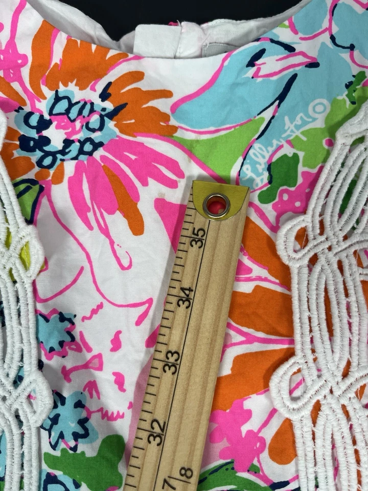 Lilly Pulitzer x Target Nosey Posey Shift Dress Girls XS 4-5 - Image 3 of 4