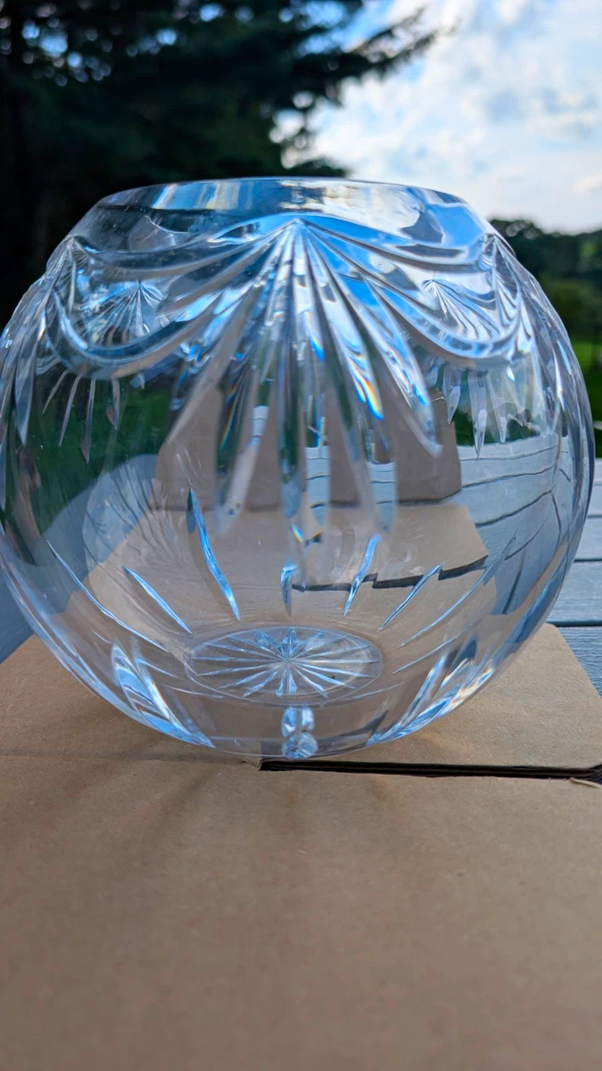 Crystal Rose Bowl Indiana Vintage Cut Glass for sale | eBay