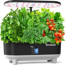 Hydroponics Growing System Kit, 16 Pods Indoor Garden with 28W Full Spectrum ...