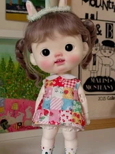 1/6 BJD Doll Big Head Baby DianDian Normal Color Y3 -Free Face Make UP+Free Eyes