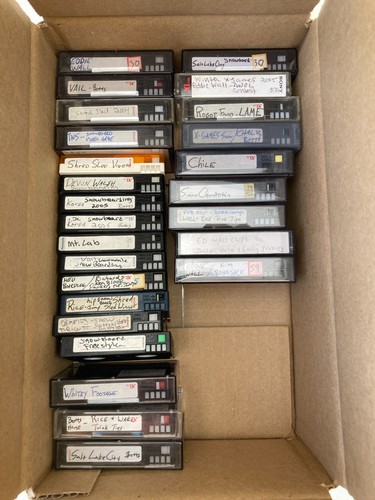 Vintage DC Shoes Danny Way Ken Block Era Snowboarding Skiing Mini DV Tapes