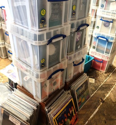 Job Lot 20 x 12'' Vinyl Singles LP Records Random Mix Instant Record Collection