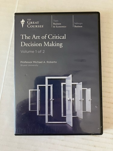 The Art of Critical Decision Making Vol. 1 and 2 The Great Courses CD Only - Picture 2 of 8