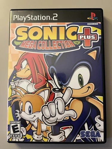 Sonic Mega Collection Plus PlayStation 2 PS2 CIB Complete Black Label
