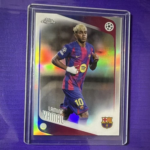 2024 Topps Chrome Lamine Yamal Refractor