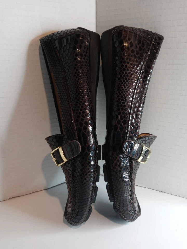 Mocasines de conducción Vaneli para mujer marrón metálico talla 6,5 M Foto 3 de 4