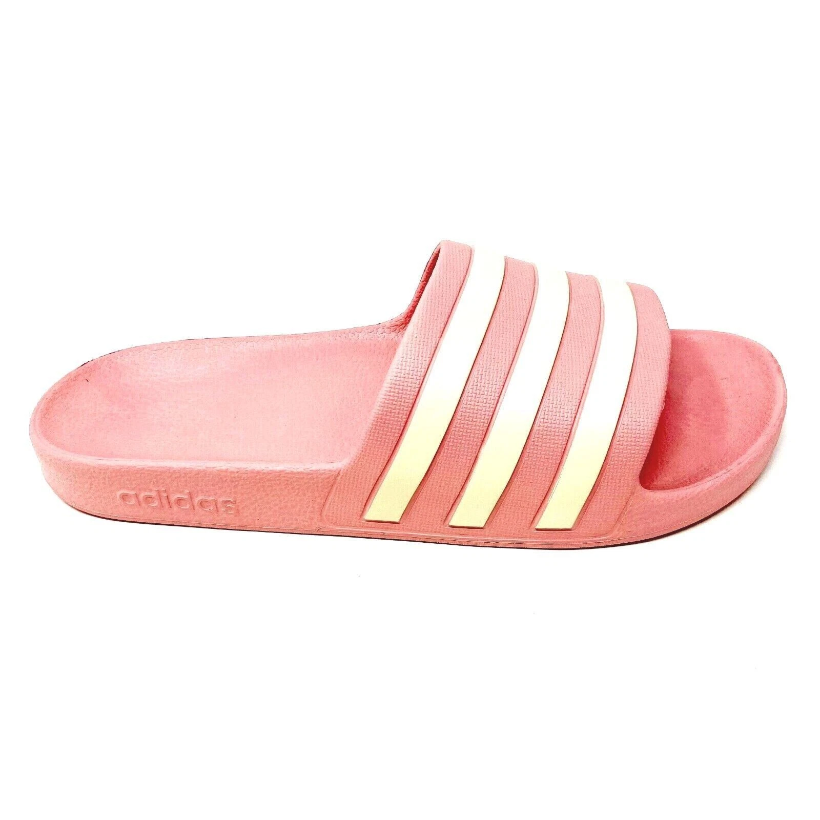 Adidas Adilette Aqua Mauve Pink White Womens Swim Slides Sandals GZ5877